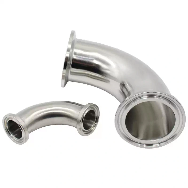 Hygienic Stainless Steel DIN Elbow and Tube Hygienic Stainless Steel DIN Elbow and Tube
