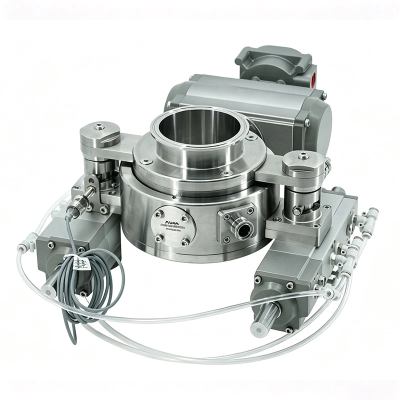 Pneumatic Automated Sanitary Split Butterfly Valve