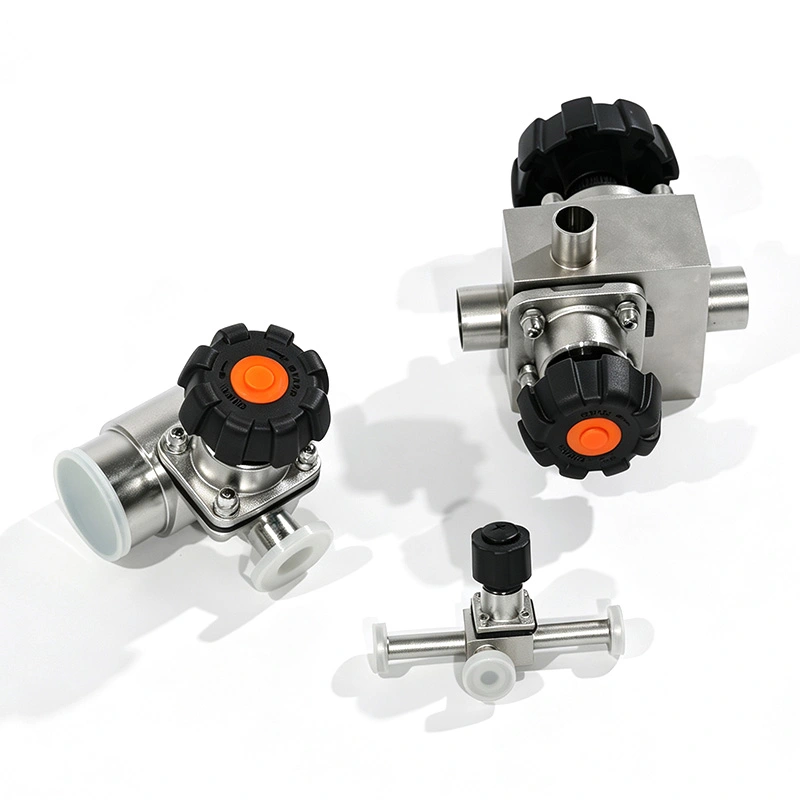 Sanitary 3-Way Diaphragm Valve Sanitary 3-Way Diaphragm Valve