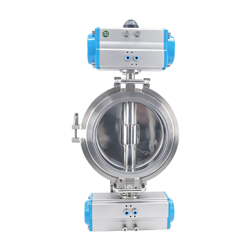 Sanitary Double Metering Butterfly Valve for Powder Dosing Sanitary Double Metering Butterfly Valve for Powder Dosing
