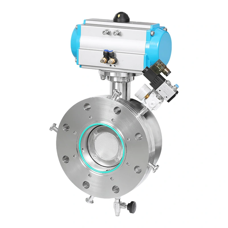 Sanitary Expansion Segmented Ball Valve With CIP System Sanitary Expansion Segmented Ball Valve With CIP System