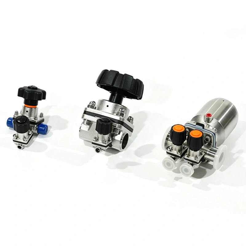 Sanitary GMP two-way diaphragm valve with Access Port Sanitary GMP two-way diaphragm valve with Access Port