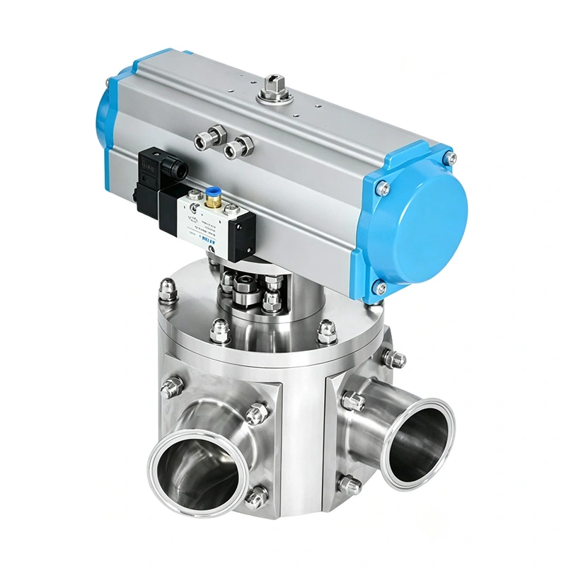 Sanitary Y-Type Divert Valve For Dry Bulk Powder Sanitary Y-Type Divert Valve For Dry Bulk Powder